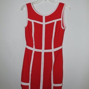 Ark & Co Peach Striped Dress